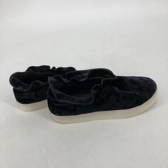 Opening Ceremony black velvet  Didi ruffle platform sneakers size 7 - Picture 12 of 16